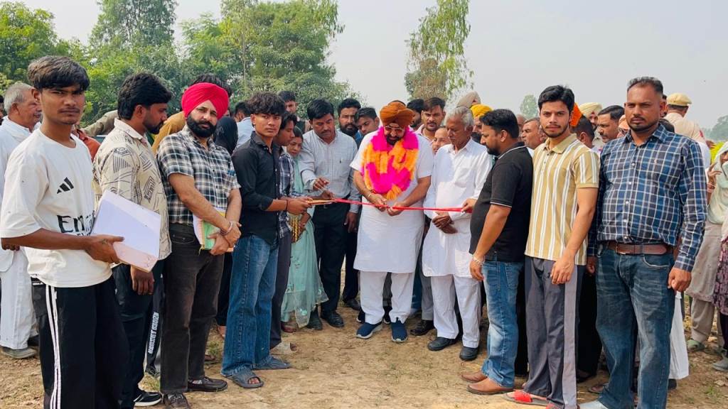 MLA Kuljit Singh Randhawa launches playgrounds and other development projects worth Rs 326 crore in nine villages of Derabassi constituency